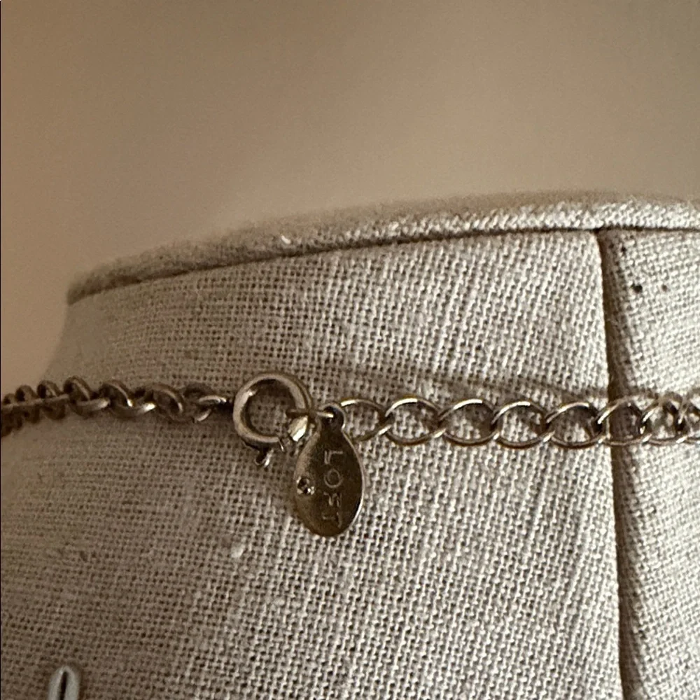 LOFT Blue and Silver Multi-Strand Necklace